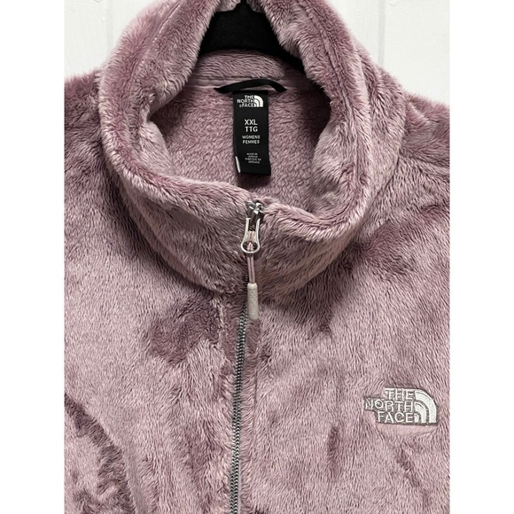 The North Face Jackets & Blazers - The North Face Womens XXL Plush Fuzzy Ostio Fleece Jacket Full Zip Purple Rose